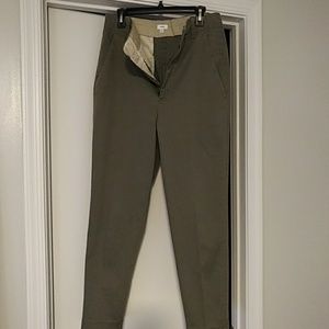 Vince Cotton Blend Ankle Trouser